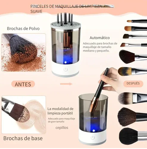 LIMPIADOR DE BROCHAS DE MAQUILLAJE